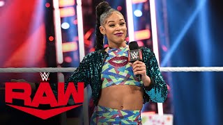 Bianca Belair and Liv Morgan declare for 30Woman Royal Rumble Match Raw Jan 17 2022 [upl. by Suhpesoj391]