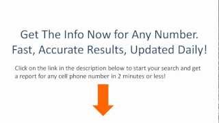 Reverse Phone Lookup Reverse Cell Phone Lookup How To in 2 Mins [upl. by Nimad141]