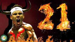 Rafael Nadal  quot21quot The GOAT🐐  Official GTL Song [upl. by Trilbee]