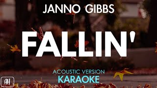 Janno Gibbs  Fallin KaraokeAcoustic Instrumental [upl. by Coney]