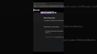 ¡Obtén Descuento Spotify Premium para Universitarios [upl. by Yrral526]