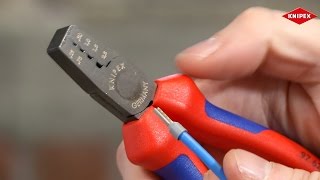 KNIPEX Handcrimpzangen für Aderendhülsen [upl. by Durand]