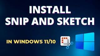 open snip and sketch tool using print screen key [upl. by Riebling470]