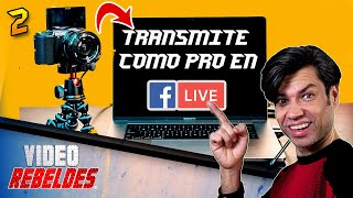 Top 4 PROGRAMAS para transmitir FACEBOOK en VIVO como PRO o YOUTUBE Live 👌 [upl. by Nylecaj697]