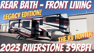 2023 Riverstone Legacy 39RBFL LUXURY Rear Bath Front Living 5th Wheel [upl. by Niwre]