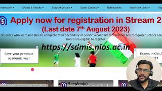 How To Register For NIOS Exam Full Details StepByStep Procedure  Documents Required for NIOS [upl. by Merell]