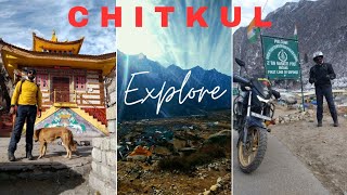 Chitkul Local Explore  Chaina Border  Baspa River  Monastery  Mandir  Winter Spiti EP3 [upl. by Ennaul290]