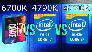 Intel i76700K vs i74790K vs i74770K [upl. by Portuna995]