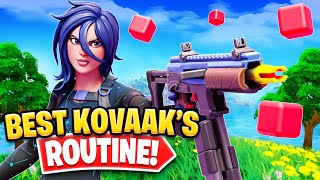 The Best KovaaKs Routine For Fortnite  Fortnite Tips amp Tricks [upl. by Elleinaj]