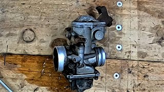 XT 500 Carburetor Rebuild [upl. by Ecyob707]