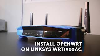 OpenWRT  Install OpenWRT on Linksys WRT1900AC [upl. by Ramberg]