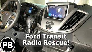 Ford Transit Radio Install Rescue [upl. by Fregger]