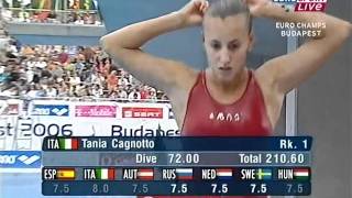 Budapest2006 Tania Cagnotto 1 [upl. by Tonnie]