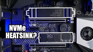 Are NVMe SSD Heatsinks Worth Using M2 Heatsink Comparison [upl. by Alithea]