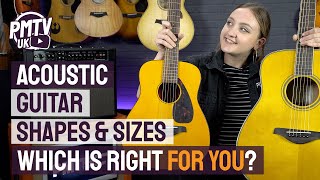 Acoustic Guitar Sizes amp Shapes Explained  Which One Is Right For You [upl. by Dranreb]