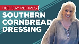 Holiday Recipes Grandmother Pauls Southern Cornbread Dressing Recipe [upl. by Wolf]