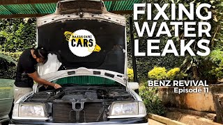 Fixing Blocked drains on my 1996 MercedesBenz W202 MGC Ep 25 [upl. by Sherurd]