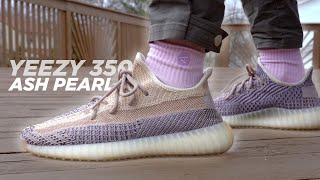 Adidas YEEZY Boost 350 V2 ASH PEARL Review amp On Foot [upl. by Rayle]