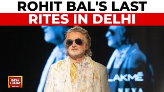 Fashion Industry and Bollywood Pay Tribute to Rohit Bal  India Today News [upl. by Lebasiram678]