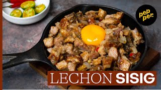 Lechon Sisig Recipe A Leftover Lechon Dish Thats NOT Paksiw  How to Make Creamy Sisig wo Mayo [upl. by Ummersen]