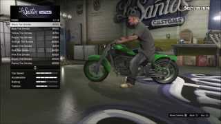 GTA V quotCUSTOMIZING FRANKLINS BIKEquot [upl. by Wood]