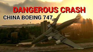 Deadly Crash Boeing 747  China B747 crashes on takeoff  3 Minutes of Aviation aviation aircraft [upl. by Dnalerb]