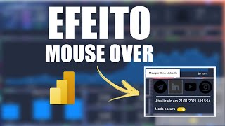 POWER BI  Criando o efeito MOUSE OVER nos ícones dos seus relatórios 📊 [upl. by Ahseined]