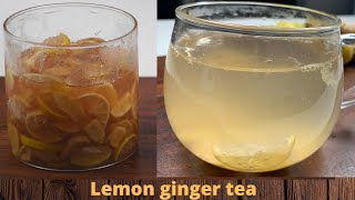 lemon ginger tea  Ginger tea for weight loss  Rita in the kitchen [upl. by Neron]