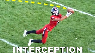 6 INTERCEPTIONS 🏈 HAWKS vs FALCONS 🏈 JV FOOTBALL GAME [upl. by Ayel]