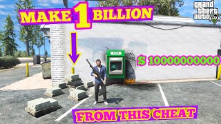 Gta V Unlimited Money Cheat  Make Billions From This Money Glitch [upl. by Htaek]