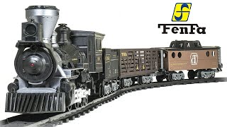 Fenfa Steam Freight BatteryPowered Remote Control Train Set Unboxing amp Testing [upl. by Valenza475]