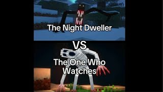 The Night Dweller VS The One Who Watches Minecraft Creepypasta Edit [upl. by Hebrew]