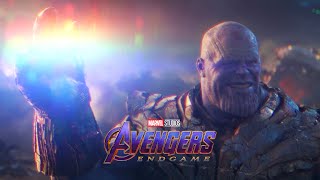 Avengers Endgame  Thanos Snaps his Fingers [upl. by Nedyarb]