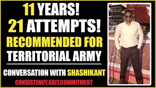 TERRITORIAL ARMY  Interview of recommended candidate SHASHIKANT  ALL ABOUT TA By Sagarika Singh [upl. by Iolanthe190]