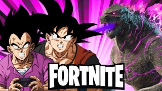 Goku and Vegeta VS Godzilla [upl. by Razaele948]