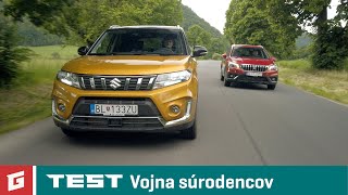 Suzuki Vitara Hybrid 4WD vs Suzuki Scross Hybrid 4WD  TEST  GARAZTV [upl. by Siloam758]