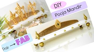 DIY Pooja MandirMandap with Chopping Board  Foam board  Drab to Fab [upl. by Acquah]