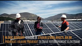 Solarna elektrana za vlastitu proizvodnjupotrosnju energije u kompanijipreduzecu nLogic Advisory [upl. by Aohsoj794]