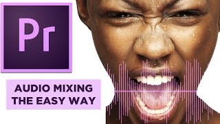 Audio Mixing the EASY WAY in Adobe Premiere [upl. by Shelden223]