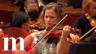 Hilary Hahn and Gianandrea Noseda perform Brahms Violin Concerto in D Major Op 77 [upl. by Acherman]