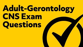 AdultGerontology CNS Exam Questions [upl. by Ayalahs411]