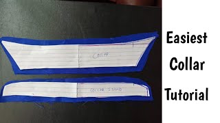 Easiest shirt collar tutorial 2 simple methods [upl. by Hazaki]