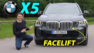 BMW X5 facelift driving REVIEW 2024 [upl. by Nosecyrb]