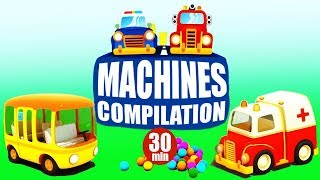 Compilation 30 min dessins animés pour enfants Machines en français [upl. by Hgielsel]