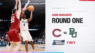 NCAA Mens March Madness Highlights 14 Colgate vs 3 Baylor [upl. by Brookhouse]