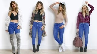 How to Style Skinny Jeans 7 Outfit Ideas [upl. by Iris]