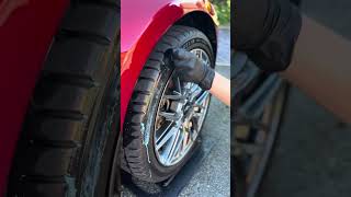 CarScope Ink Tyre Dressing satisfying cardetailing [upl. by Anelej420]