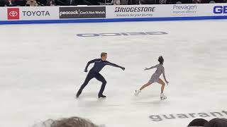 Madison ChockEvan Bates 22737 Gold Medal2022 US Figure Skating Championship Ice Dance [upl. by Ahsikym876]