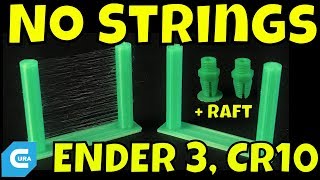 Cura Settings for Retraction and Raft on Creality Ender 3 or CR10 Mini [upl. by Erfert741]