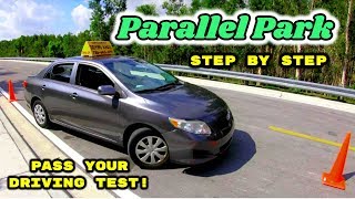 How to Parallel Park for Driving Test [upl. by Bierman]